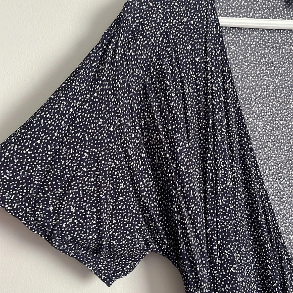 Reitmans blue wrap dress size large - Picture 3 of 6